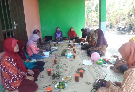 Pertemuan Rutin Kader Kring 1 Di Dusun Kalimundu